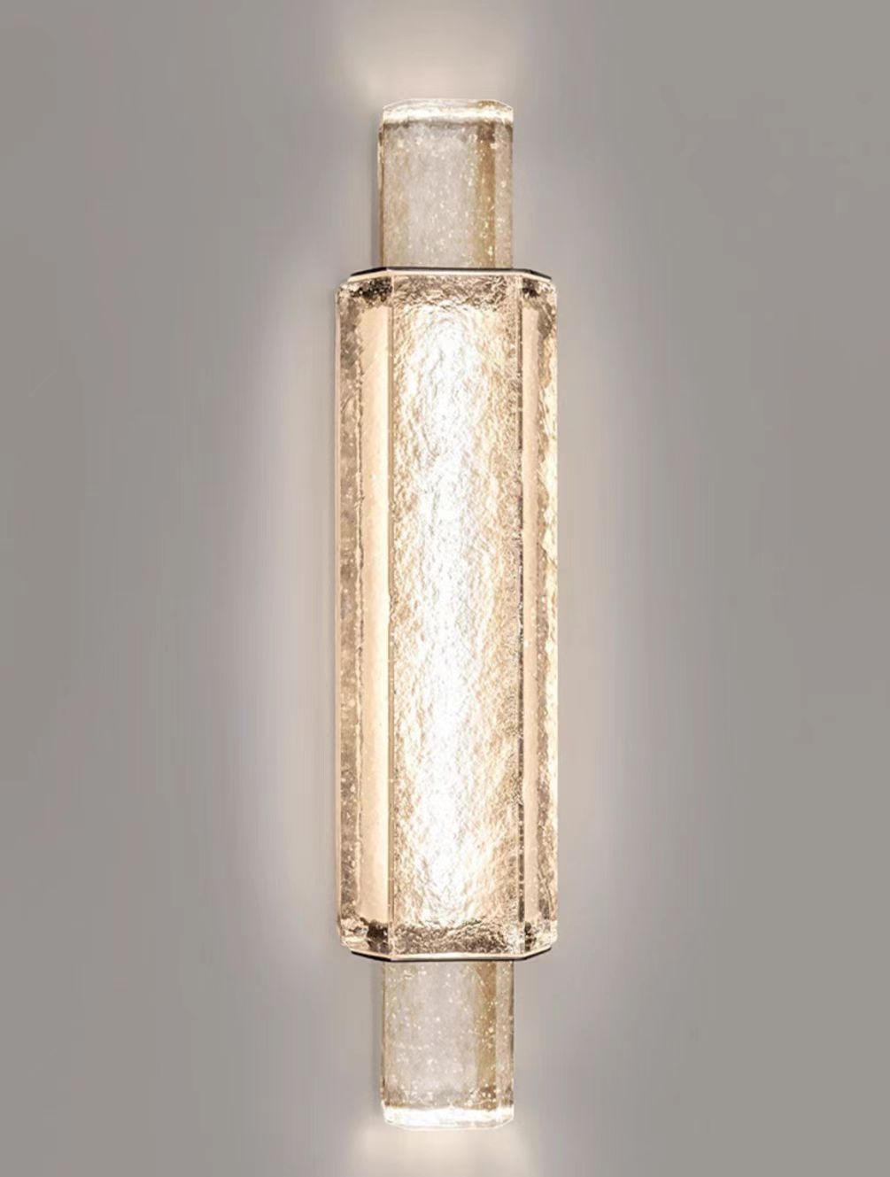 Gold Wall Light with Crystal Diffuser