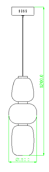 LumoArc Trio – Black & Antique Brass Triple LED Pendant (13.5W)