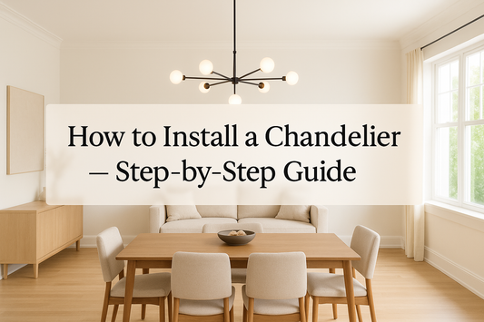 chandelier installation - hybec deco