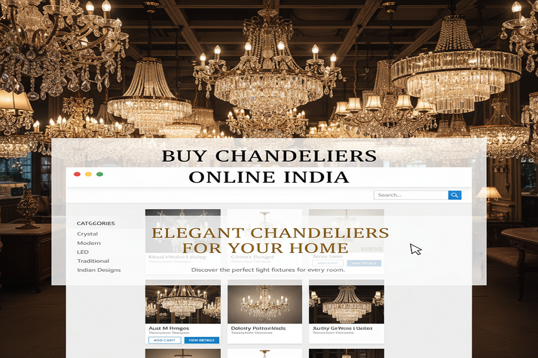 Modern chandelier lights – buy chandeliers online in India with elegant design