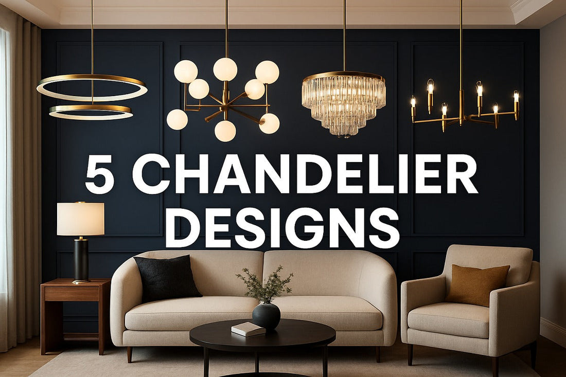5 Modern Chandelier Designs to Elevate Your Living Room – Hybec Deco