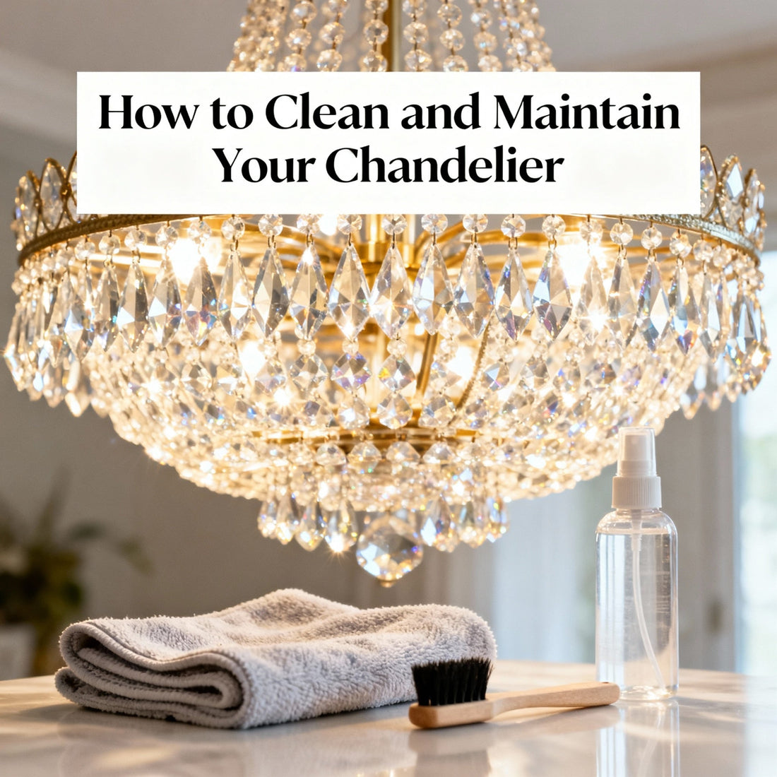How to Clean a Chandelier | Chandelier Cleaning Tips