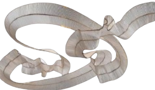 Double-Row Brass Ceiling Light Frame – 3m Linear Fixture