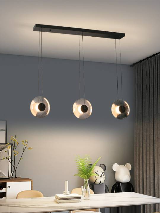 Smoky Linear Pendant Light