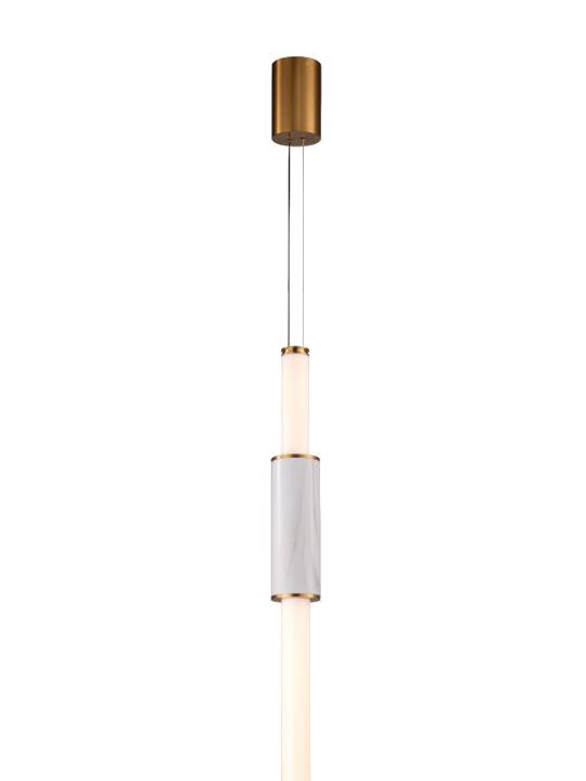 Gold Marble Corner Pendant Light