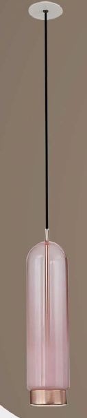 Aurum Drop – Black & Rose Gold Pendant Light