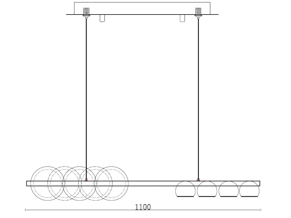 Modern Linear Pendant Light