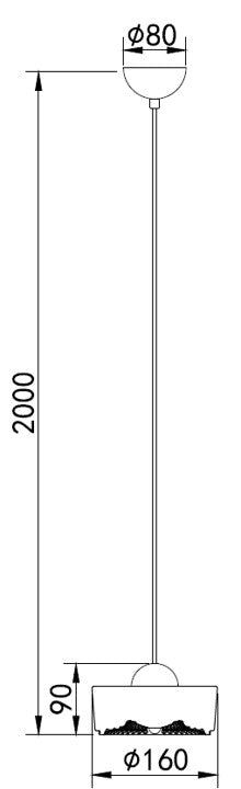 Aura Glow – Gold LED Flush Mount Pendant