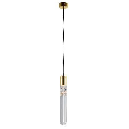 VertiGlow – Slim Gold Pendant LED Light