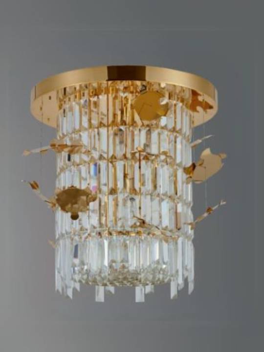 Regalia Grand – 18-Light Crystal Chandelier in Gold Finish