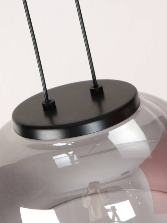 Smoky Noir Mini Pendant Light