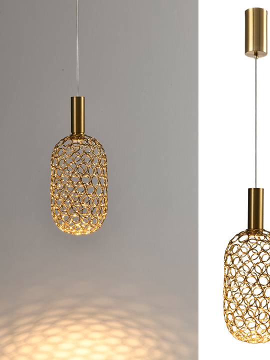 Gold Cone Pendant Light – 5W LED