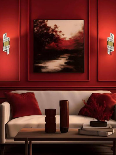 Gold & Matte Black LED Wall Light – 7W