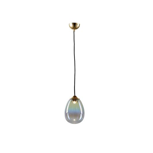 AuraBloom – Rainbow Glass Pendant Light (6W LED)