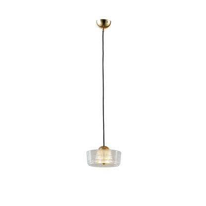 Aura Glow – Gold LED Flush Mount Pendant
