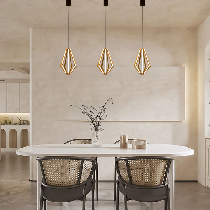 Champagne Gold Ceiling Pendant Light – Medium