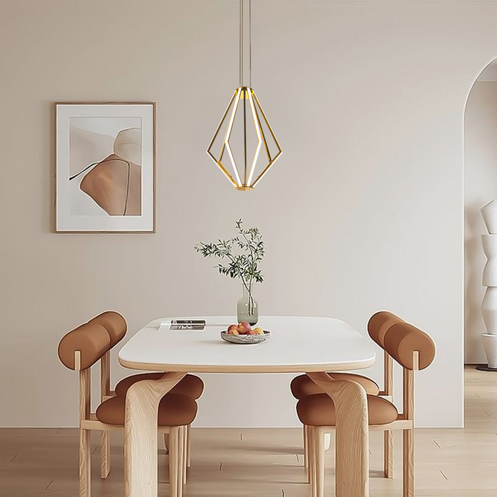 Champagne Gold Ceiling Pendant Light – Large