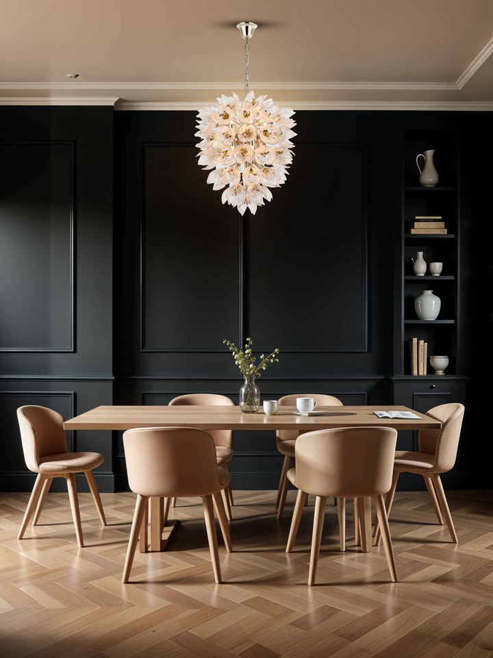 Aurum Cluster – 450mm Gold Handmade Glass Chandelier