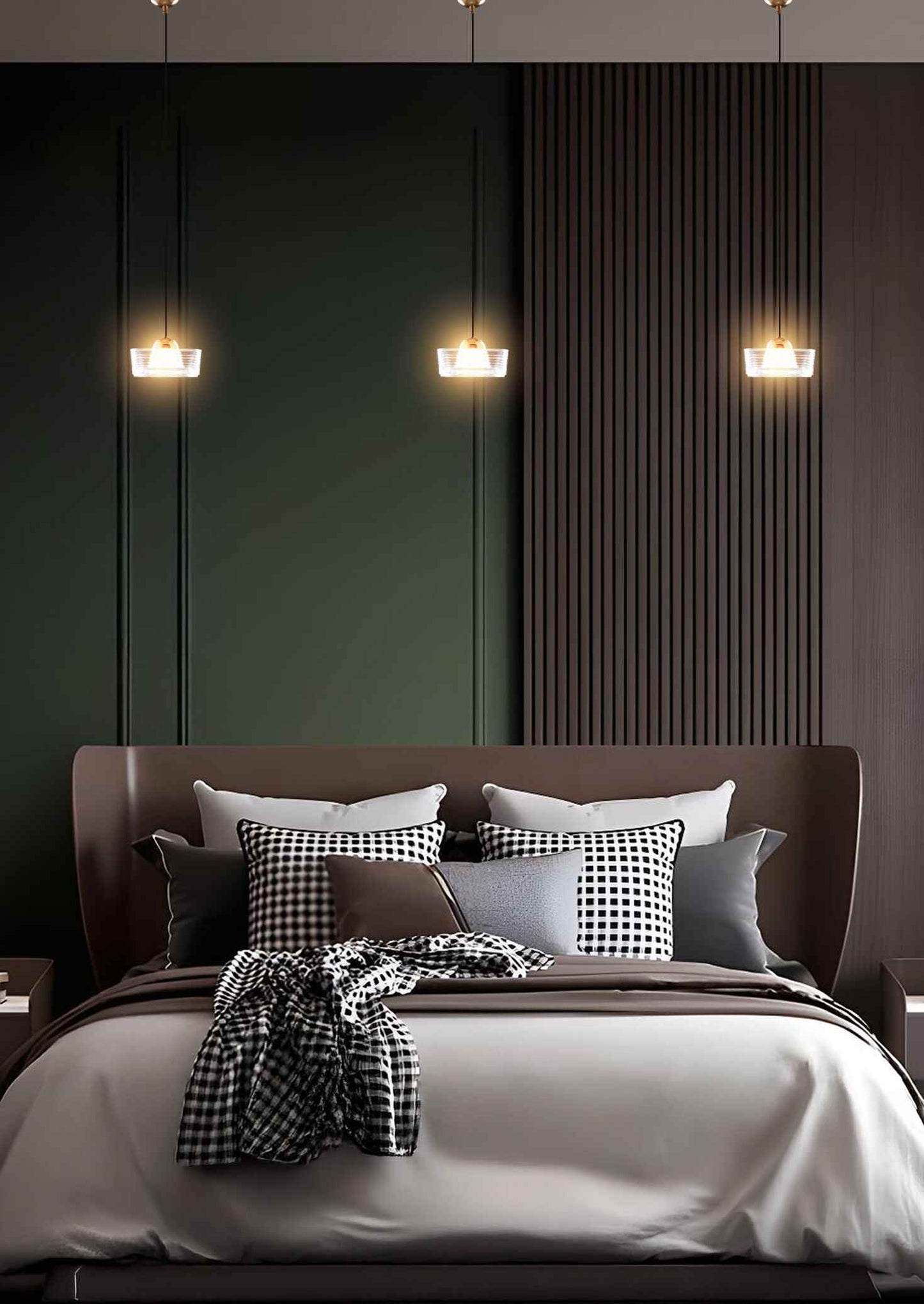 Aura Glow – Gold LED Flush Mount Pendant