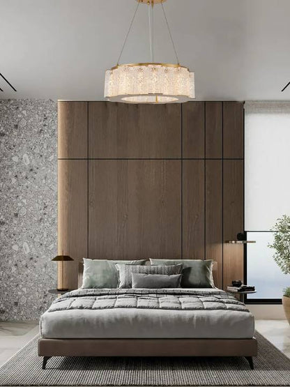 Alba Glow – 600mm Handmade Glass Pendant Light