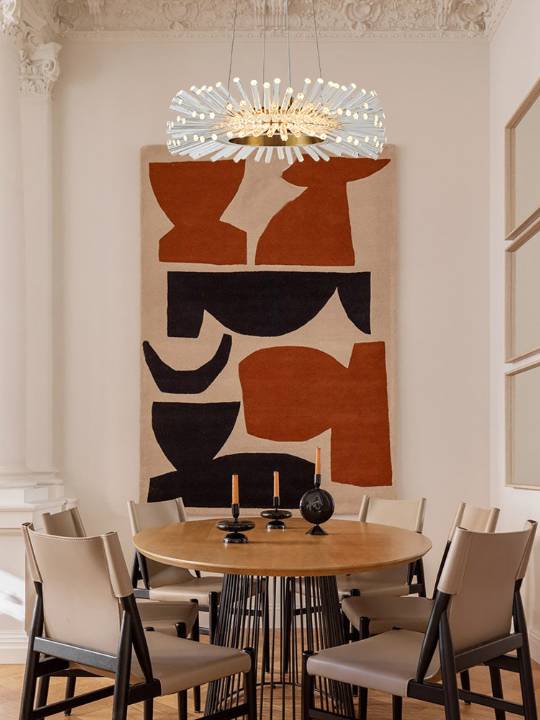 Copper Beam – 600mm Linear LED Pendant Light