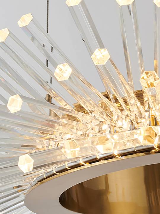 Copper Beam – 600mm Linear LED Pendant Light