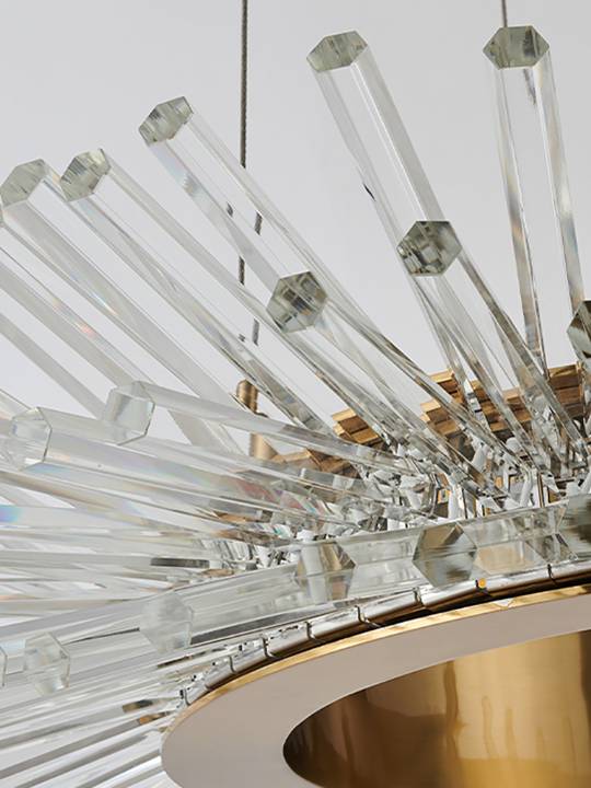 Copper Beam – 600mm Linear LED Pendant Light