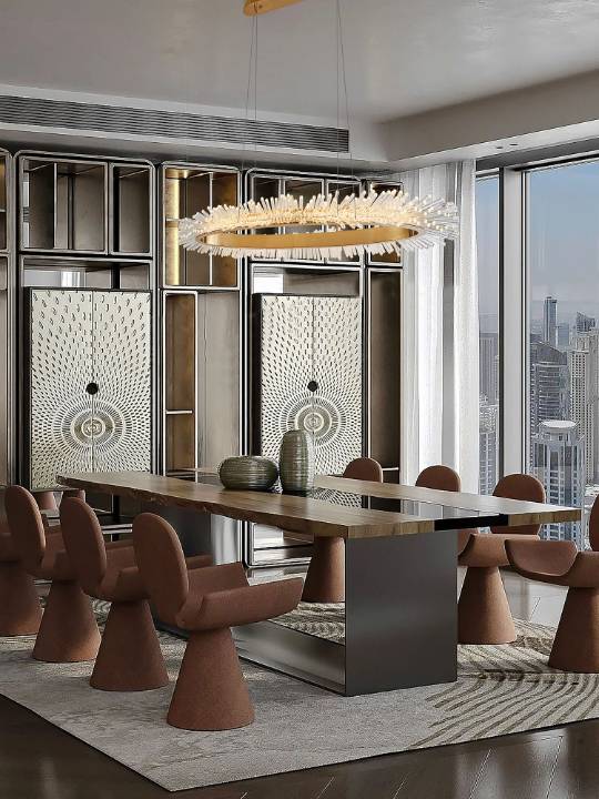 Copper Beam – 1200mm Linear LED Pendant Light