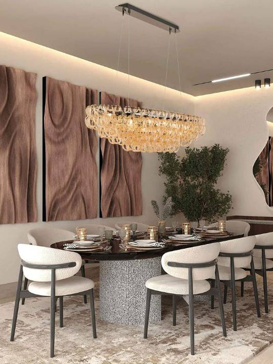 Obsidian Array – 1200mm Pearl Black Linear Pendant Light