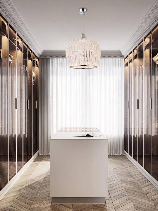 Crystal Orbit – 680mm Dual Light Chrome Pendant Light