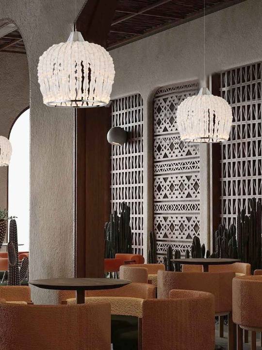 Crystal Orbit – 680mm Dual Light Chrome Pendant Light