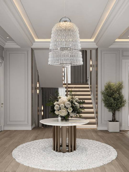 Celestial Crown – 820mm Grand Crystal Pendant Light