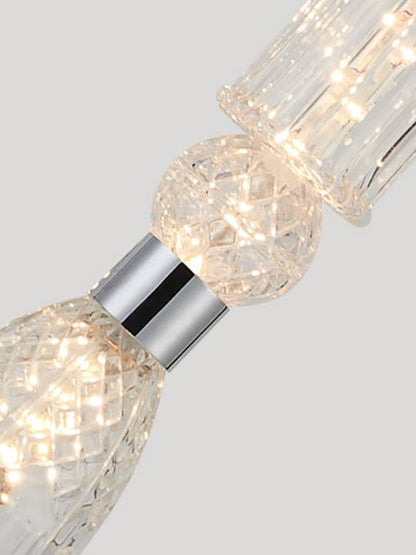 Crystal Drop – 15W Chrome Pendant Light