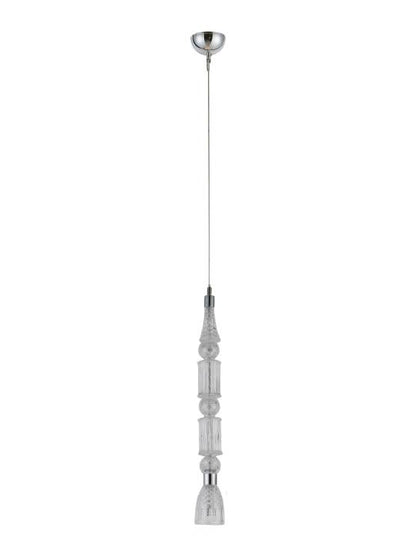 Crystal Drop – 15W Chrome Pendant Light