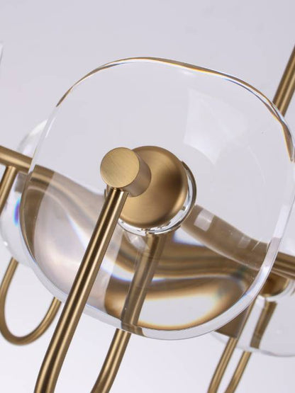 Cristallo Aurea – Gold-Finished Crystal Pendant Light