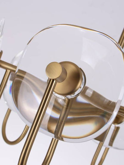 Cristallo Aurea – Gold-Finished Crystal Pendant Light