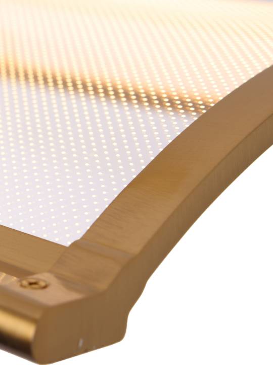 Aurum Beam – Antique Brass Linear LED Pendant