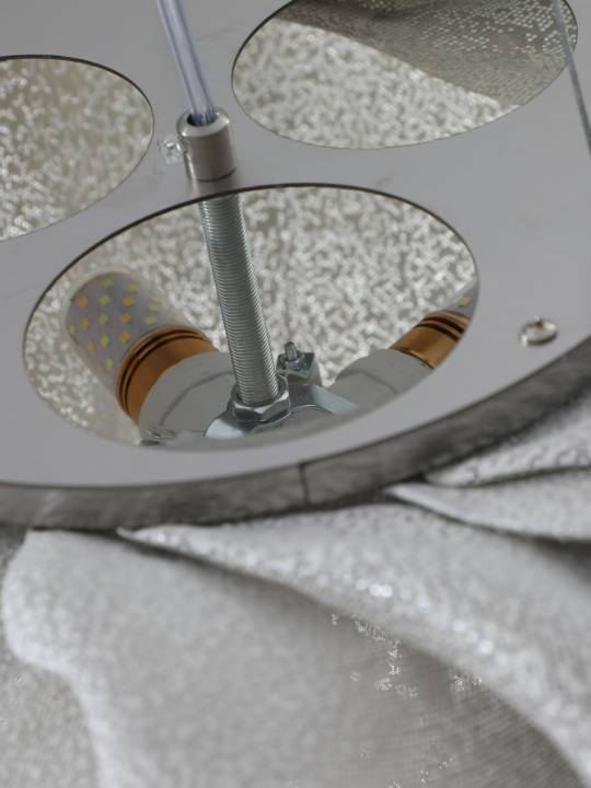 Nickel Dome – 400mm Modern Pendant Light