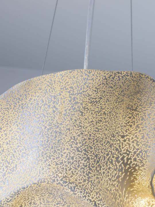 Nickel Dome – 400mm Modern Pendant Light