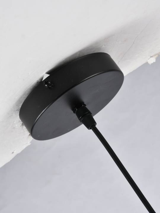 Bamboo Breeze – 350mm Fabric Pendant Light