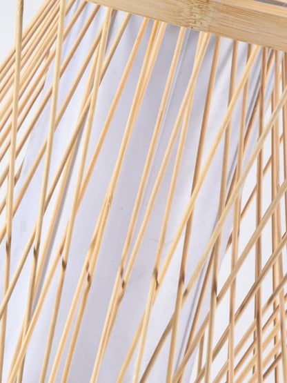 Bamboo Breeze – 350mm Fabric Pendant Light