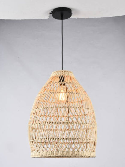 Rattan Halo – 360mm Boho Pendant Light