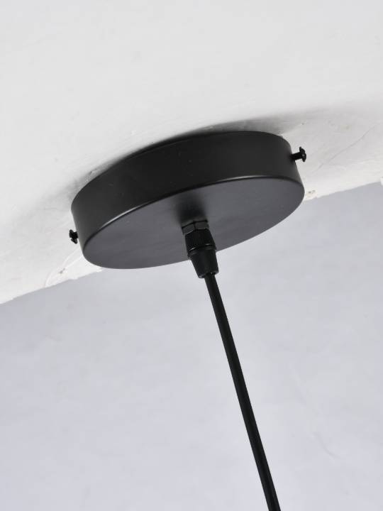 Rustic Noir – 300mm Industrial Rope Pendant Light