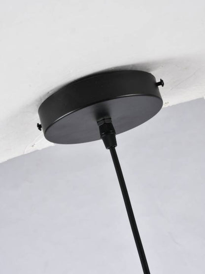 Rustic Noir – 300mm Industrial Rope Pendant Light