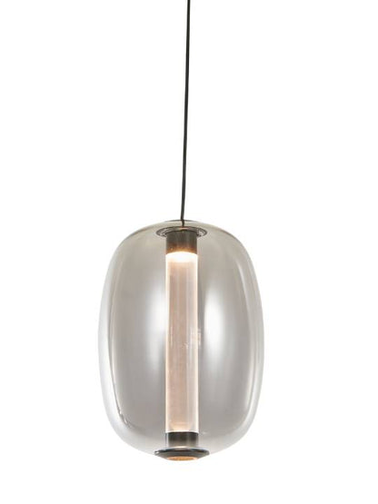 Obsidian Drift – Smoke Glass Pendant Light