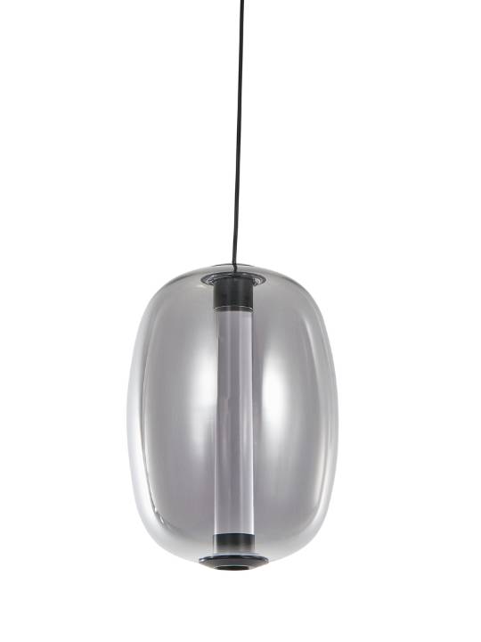 Obsidian Drift – Smoke Glass Pendant Light