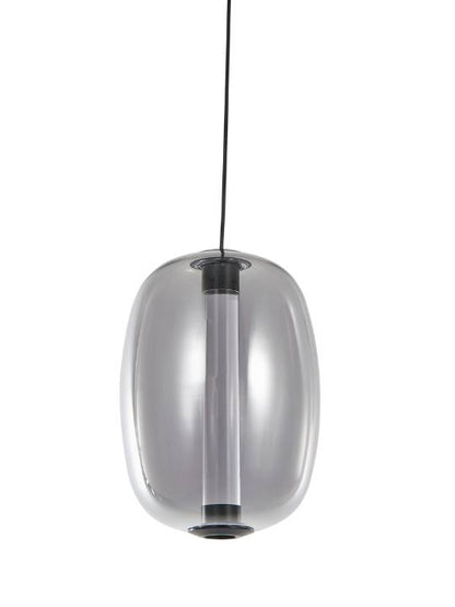 Obsidian Drift – Smoke Glass Pendant Light