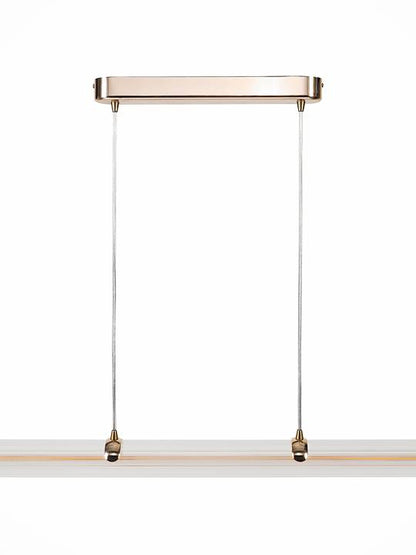 Luminous Arc Pendant Light – Gold with Clear Glass
