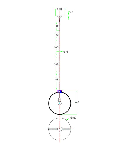 Alba Solo – Brass Alabaster Pendant Light