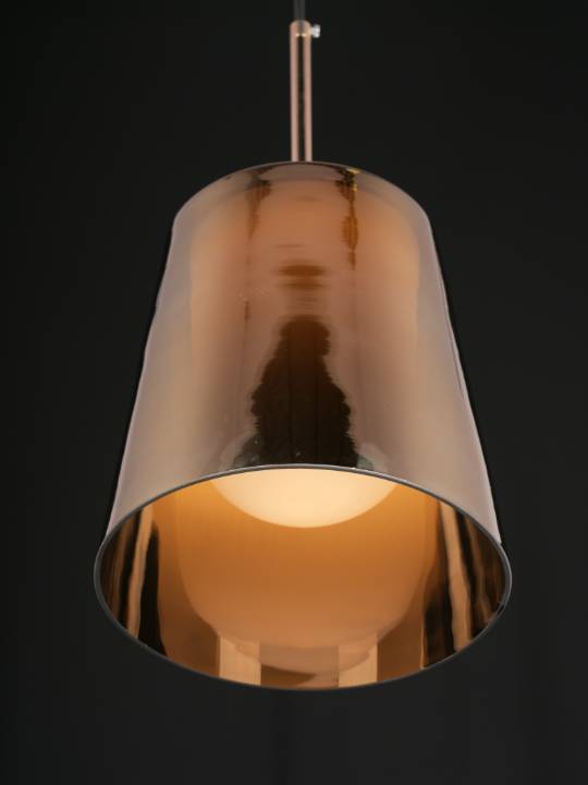 Celeste Duo – Clear & Milky Glass Pendant (7W LED)